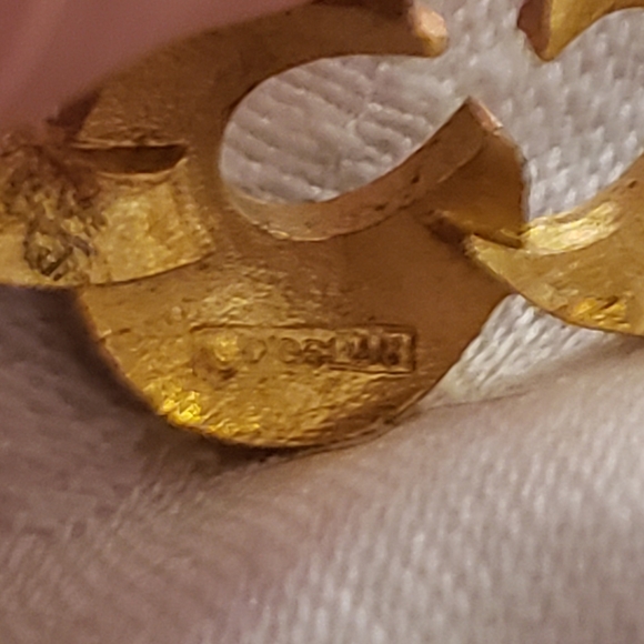 D'Orlan Black Vintage Brooch - Picture 3 of 8